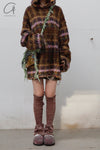 Vitelli leg cover FW22_LFT_002 gray coffee